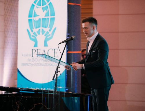 Pro Athlete Denis Agović Shares an Inspiring Message of Inclusion through Sports at the “Sarajevo Call for Peace”